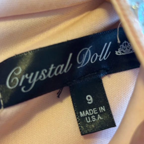 2 Piece Prom Dress Halter Style by Crystal Doll - Picture 3 of 3